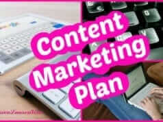 How to Make Sure Your Content Marketing Plan Doesn’t Flop photo with text saying content marketing plan